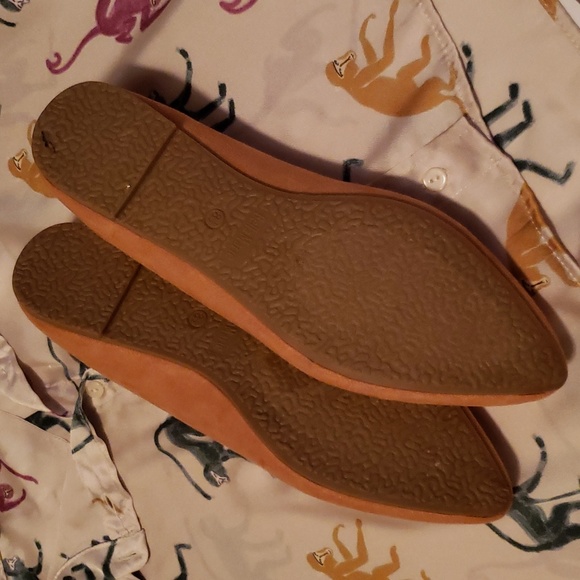 Suede Bella Marie Women's Ballet Flat Almond Toe Shoes Women's 8.5 - Picture 7 of 7